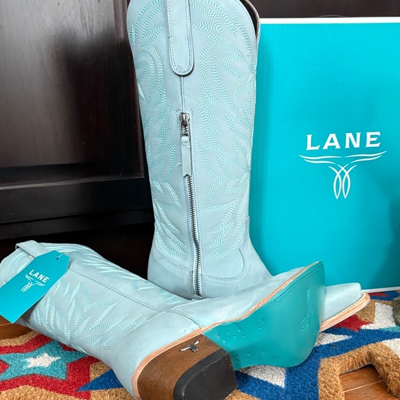 Lane Sky Blue Cowgirl Boots - Picture 3 of 3